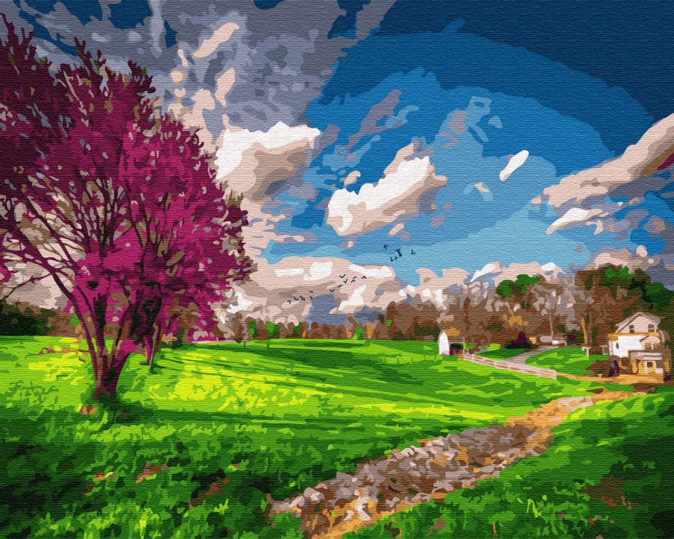 Картина по номерам Brushme Времена года: весна (GX34761) Картина по номерам Brushme Времена года: весна (GX34761)