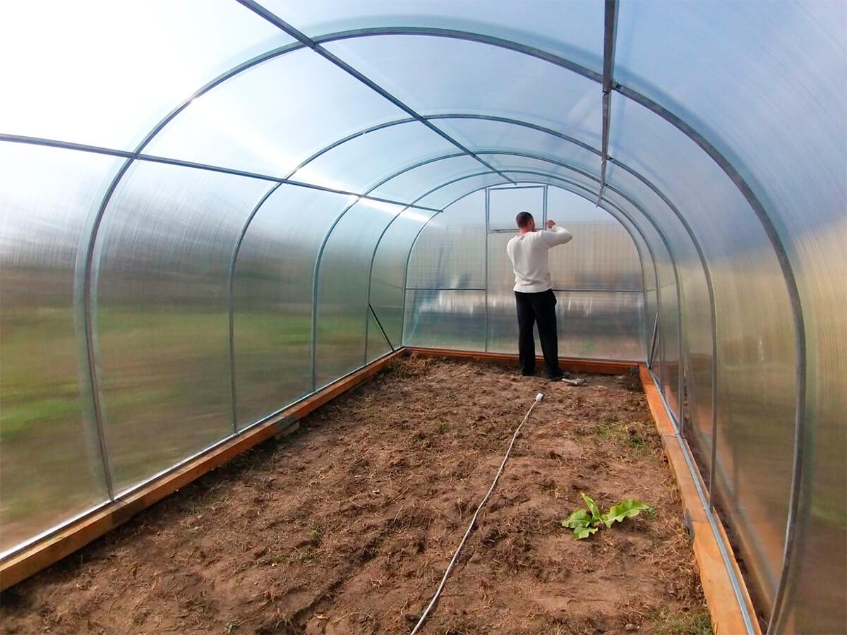 Теплиця Веган 3x4 із оцинкованої квадратної труби з полікарбонатом 4 мм - фото 12