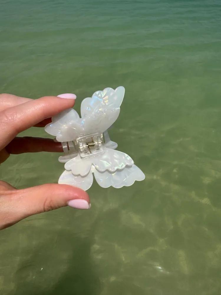 Заколка-зажим бабочка двойные крылья (2651776510) - фото 3