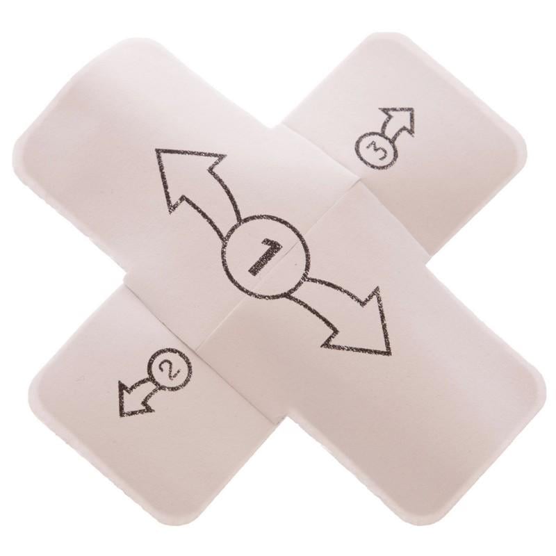 Кінезіо тейп Kinesio tape Zelart KKTTP Pro X Strip 15 шт. Чорний (DR004197) - фото 2