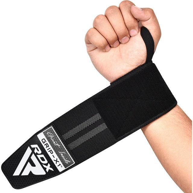 Бинти для зап'ястків RDX WR11 GYM Wrist Wrap Black/Grey (A-013097) - фото 2 Бинти для зап'ястків RDX WR11 GYM Wrist Wrap Black/Grey (A-013097) - фото 2