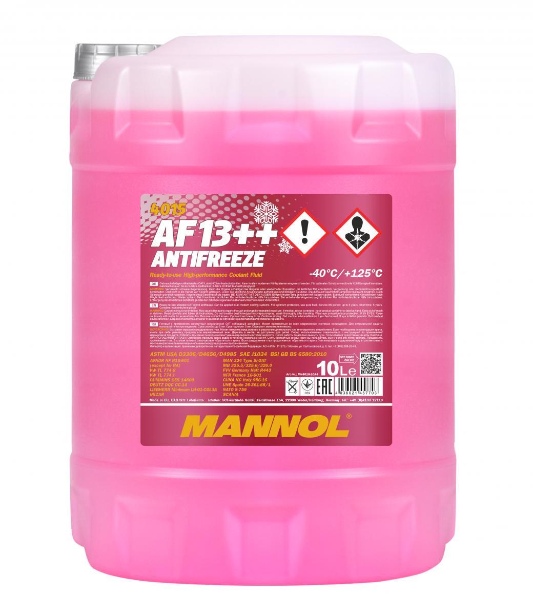 Антифриз Mannol AF13 ++ High-Performance Antifreeze -40 ° C 10 л MN4015-10 Червоний (104253) Антифриз Mannol AF13 ++ High-Performance Antifreeze -40 ° C 10 л MN4015-10 Червоний (104253)