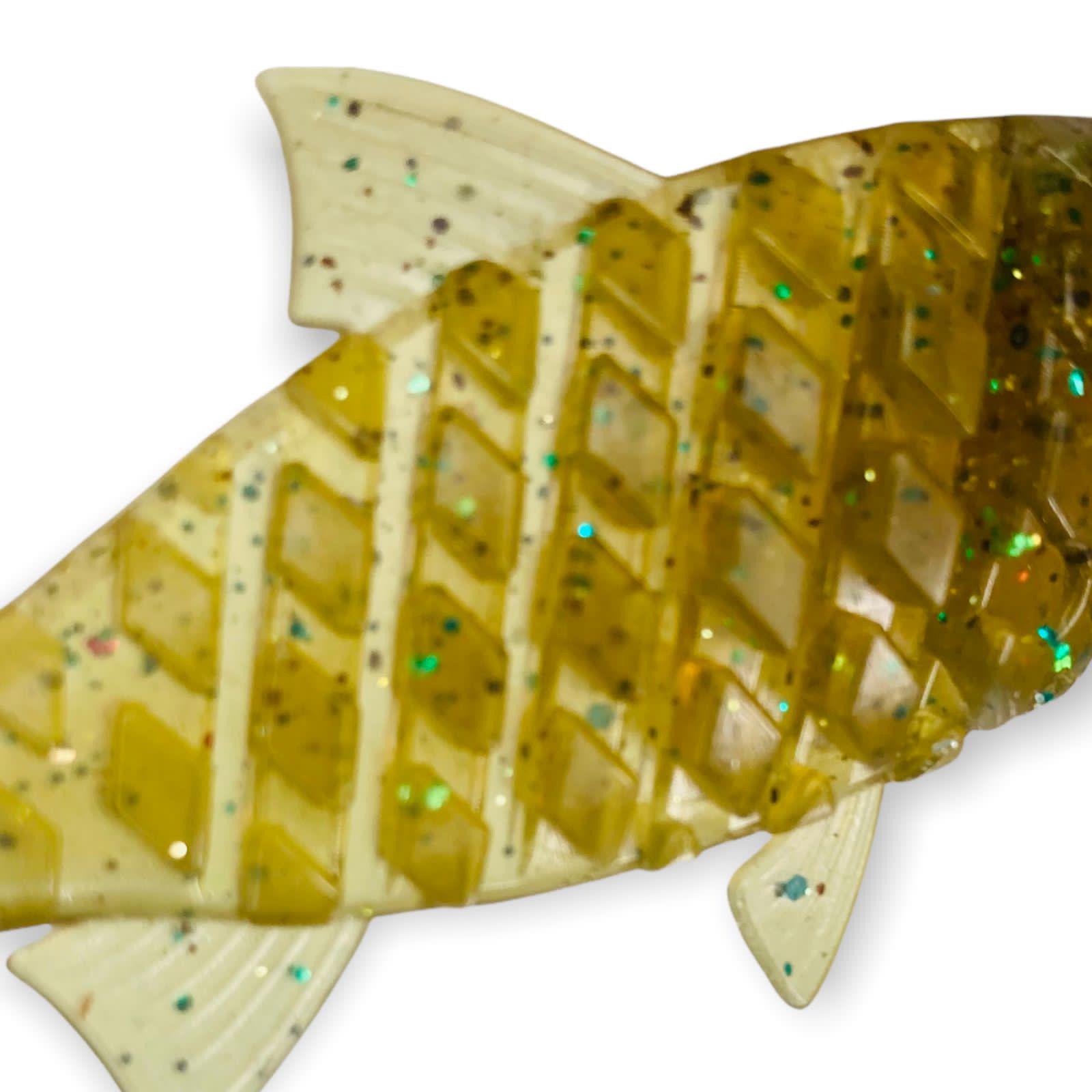 Приманки Big Baits Chebak 3D речная серия 4,0" 2 шт. # 100 Caramel (2406100) - фото 6