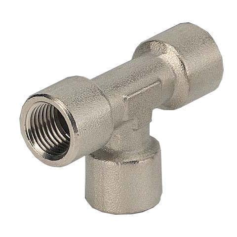 Адаптер тройник латунный внутренняя цилиндрическая резьба G1/8" F (PF50800002)