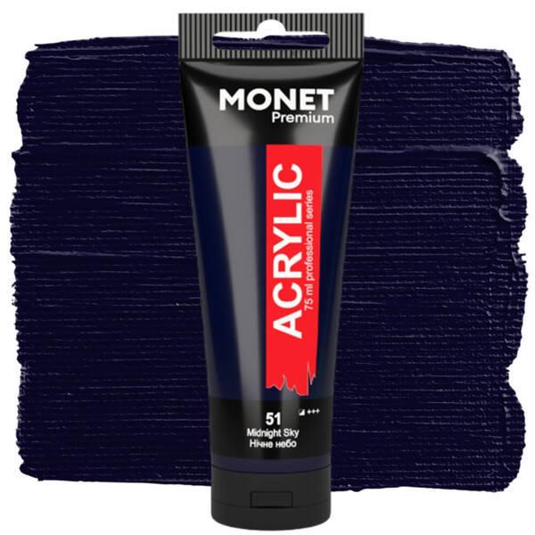 Акрилова фарба Monet 51 75 мл Нічне небо (7503151) - фото 1
