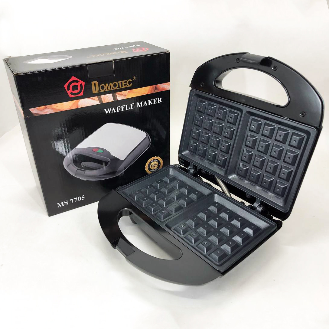 Вафельница Domotec MS-7705 электрическая с антипригарным покрытием 1000 Вт - фото 4 Вафельница Domotec MS-7705 электрическая с антипригарным покрытием 1000 Вт - фото 4