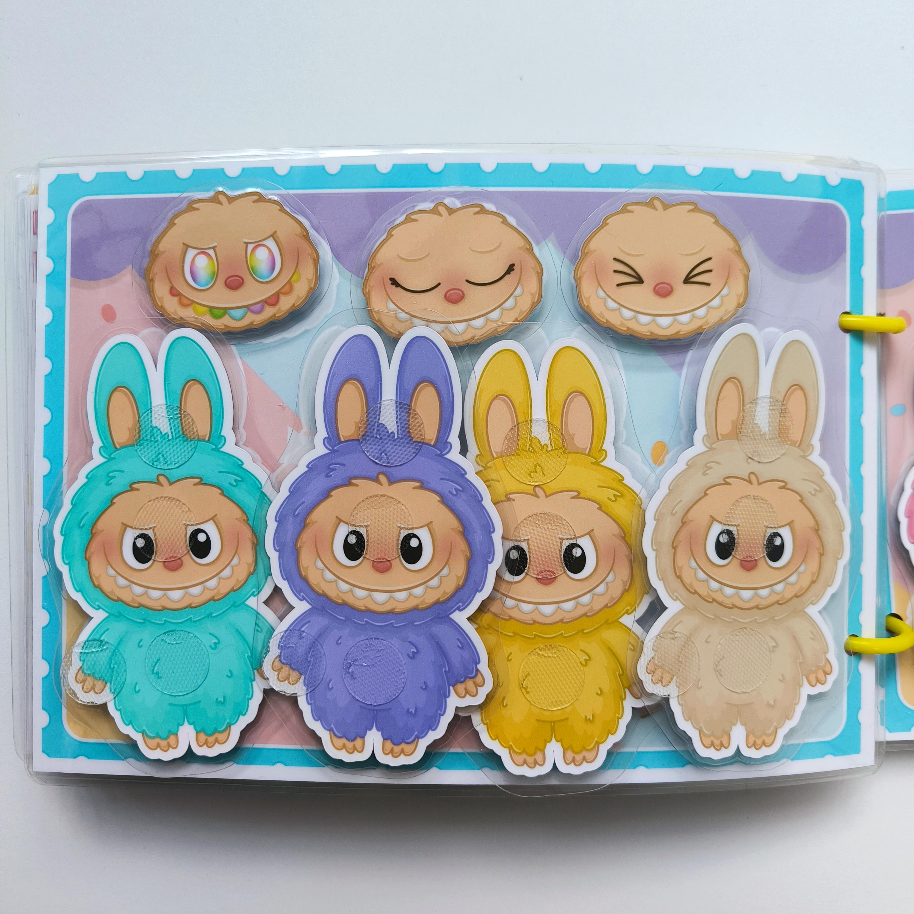 Книга на липучках Лабубу розвивающая (LP-0057) - фото 10 Книга на липучках Лабубу розвивающая (LP-0057) - фото 10