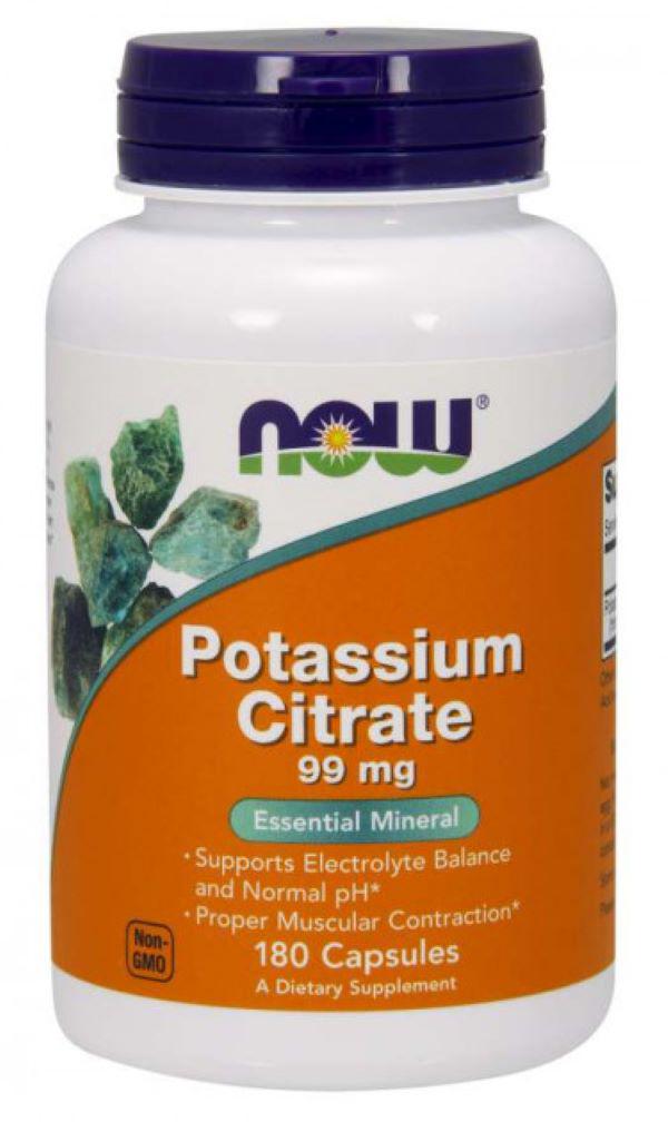 Цитрат калия Now Potassium Citrate 99 mg 180 caps