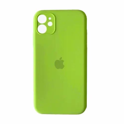Силиконовый Чехол Накладка Закрытая Камера Silicone Case Full Camera Для iPhone 12 Light Green Силиконовый Чехол Накладка Закрытая Камера Silicone Case Full Camera Для iPhone 12 Light Green