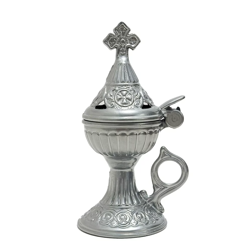Кадильница металлическая 15 см Серебристый(ФР-00005680)