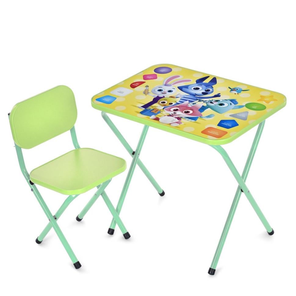 Стол детский складной Bambi комбинированный 59,5х44 см Зеленый (KL-154-R-132)