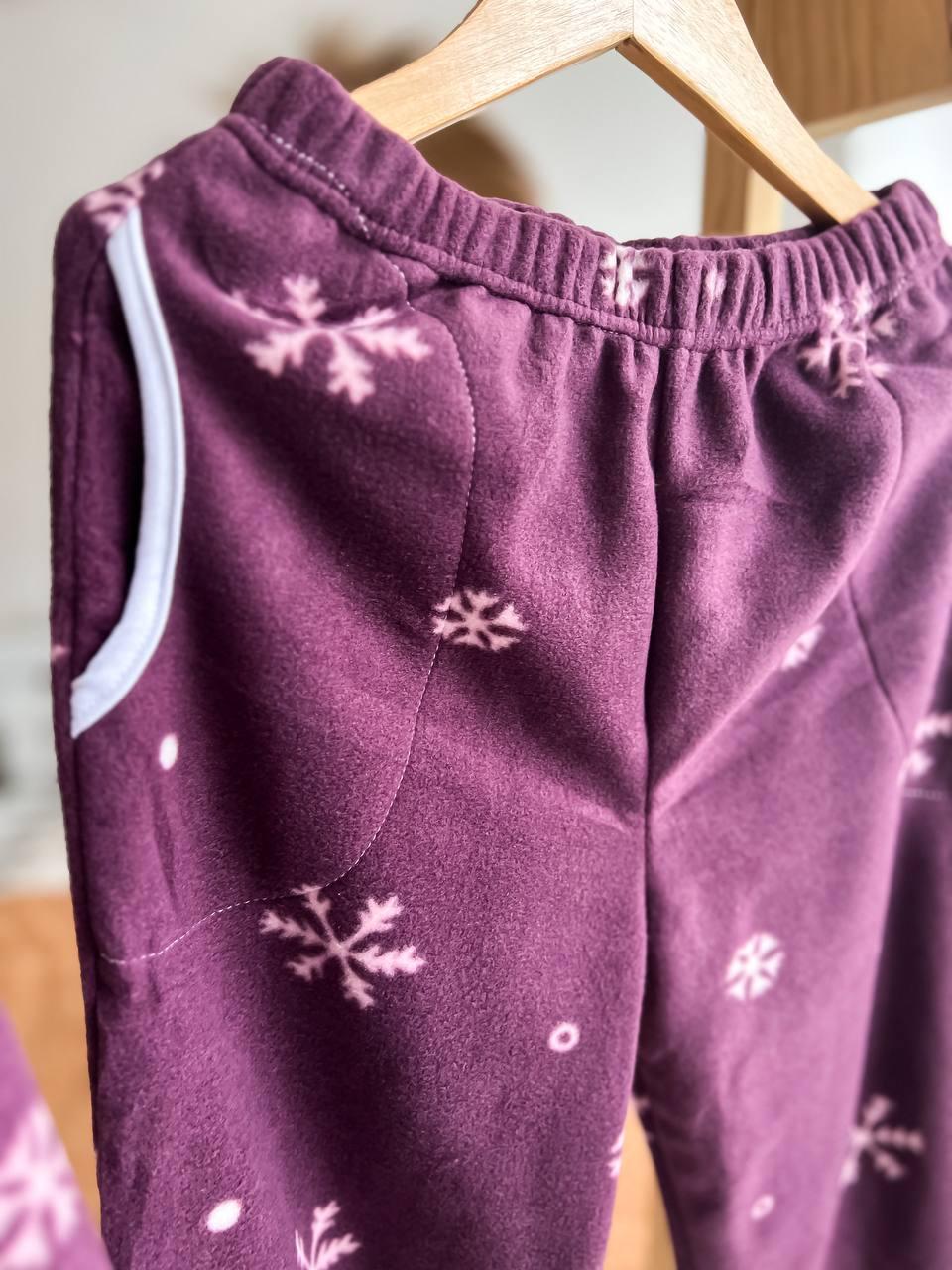 Пижама женская теплая DO2161 S Фиолетовый - фото 7 Пижама женская теплая DO2161 S Фиолетовый - фото 7