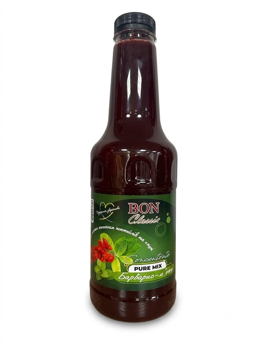 Пюре Bon Classic Барбарис-М'ята для десертів/напоїв та коктейлів (36915534) Пюре Bon Classic Барбарис-М'ята для десертів/напоїв та коктейлів (36915534)