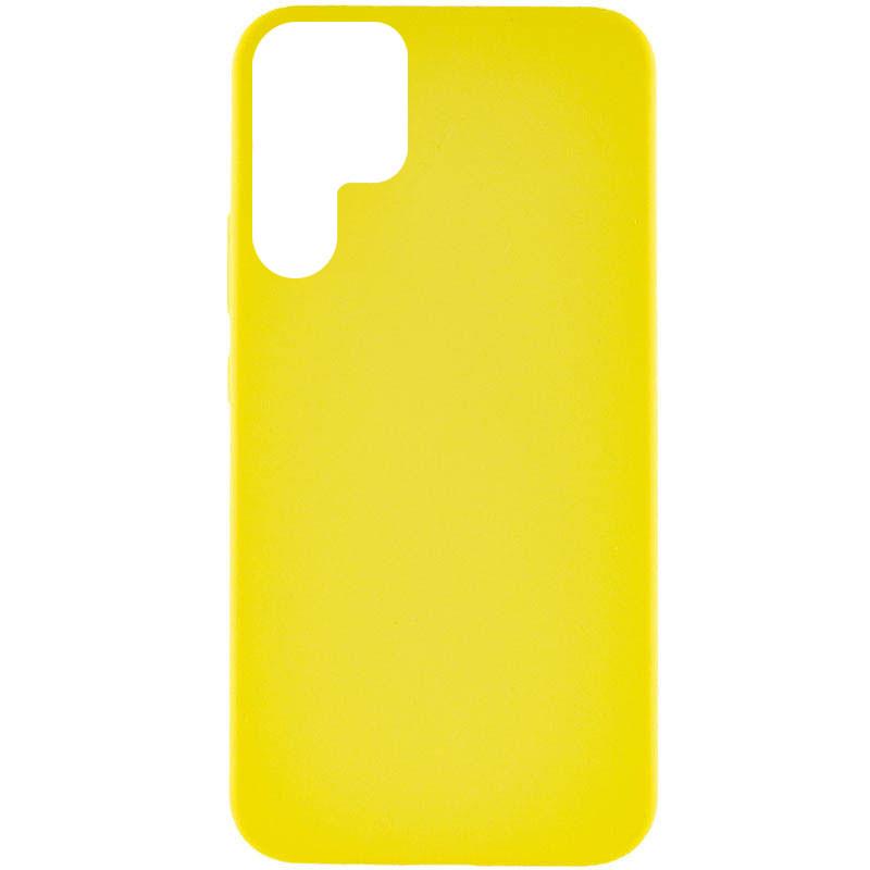 Протиударний чохол Silicone Cover Lakshmi Full Camera (AAA) для Samsung Galaxy S22 Ultra ЖОВТИЙ / YELLOW