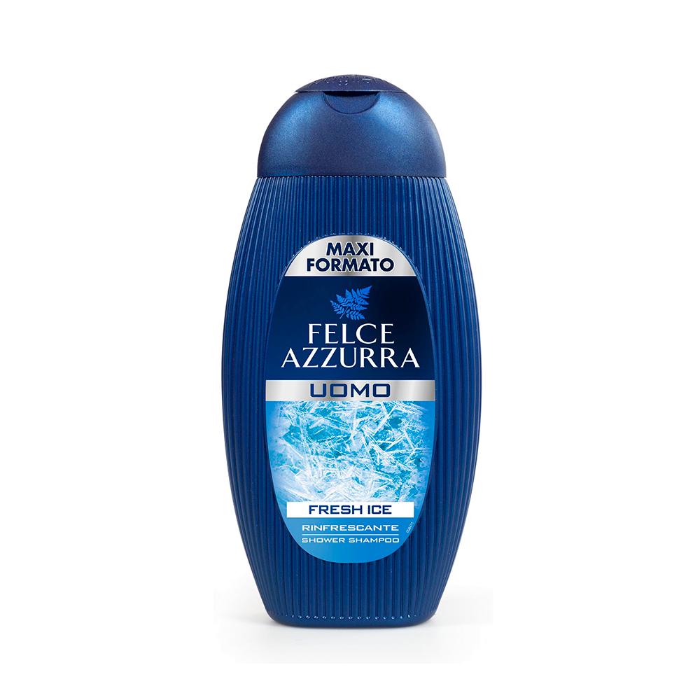 Шампунь-гель для душу для чоловіків Felce Azzurra Fresh Ice 400 мл (8001280400865)