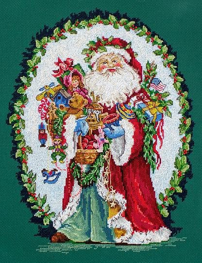 Набор для вышивки крестиком L8005 Jolly Saint Nick Letistitch