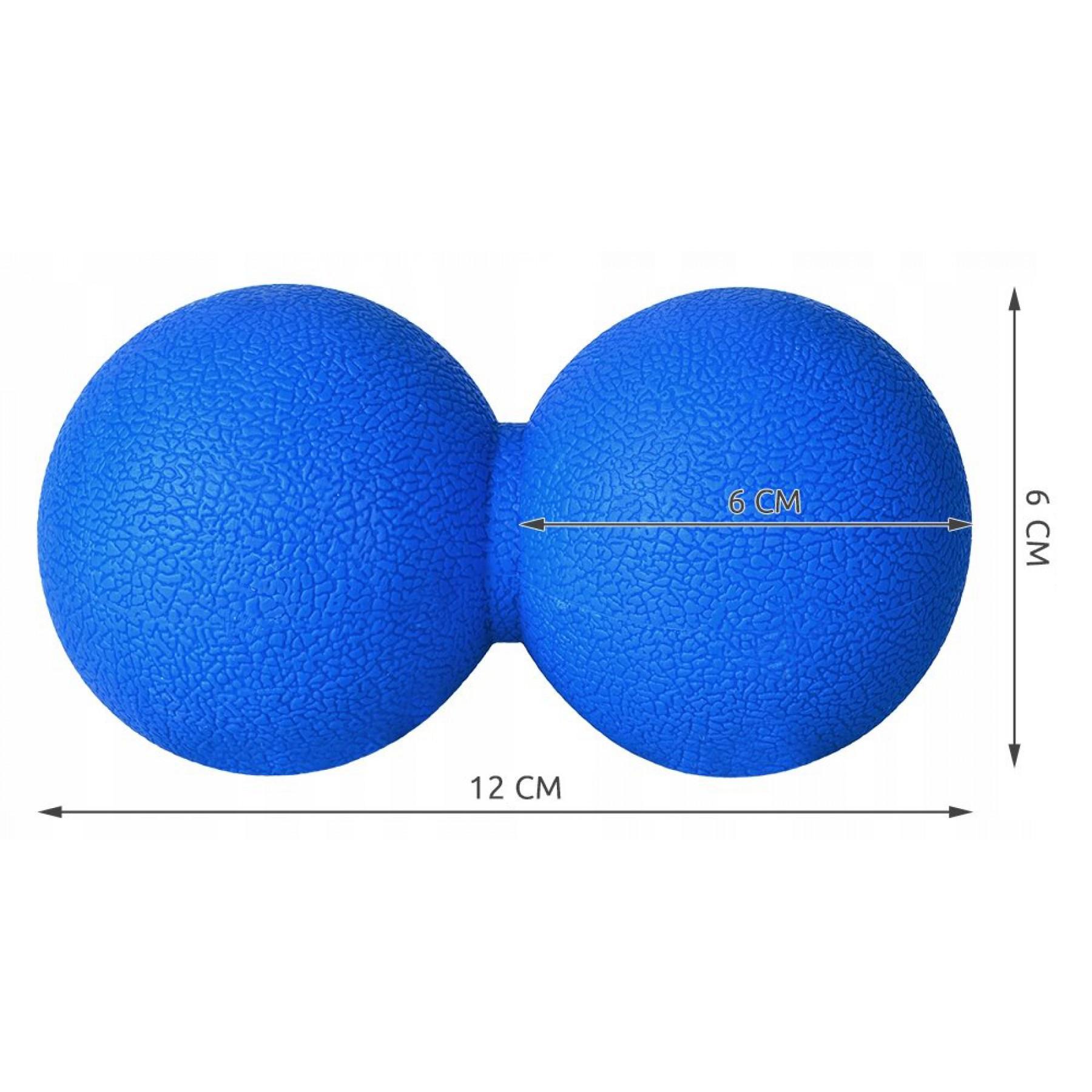 Массажный мяч двойной Springos Lacrosse Double Ball 6x12 см (20762) - фото 7