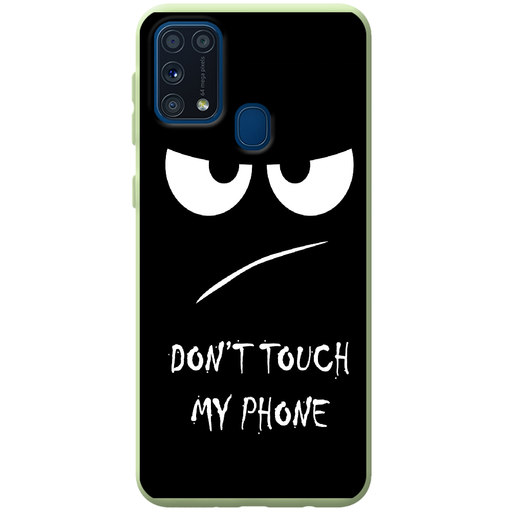 Чехол Boxface Samsung M315 Galaxy M31 Don't Touch my Phone Зеленый силикон (39091-up535-41820)