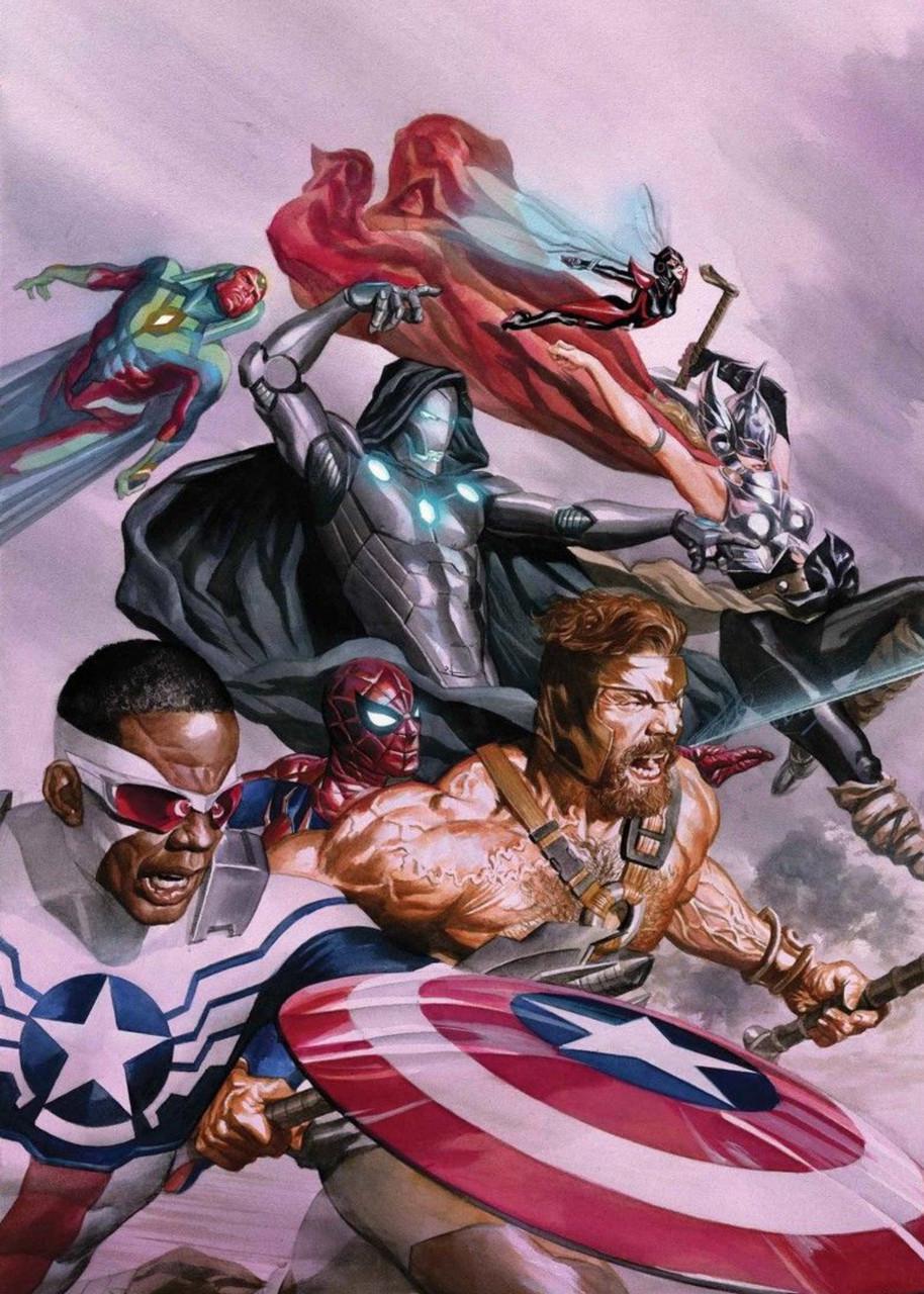 Картина GeekLand Avengers Мстители ручная рисовка
