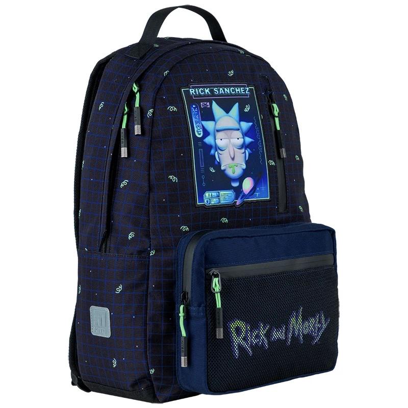 Школьный рюкзак KITE Education teens RM24-949L Rick and Morty с ортопедической спинкой (994481)