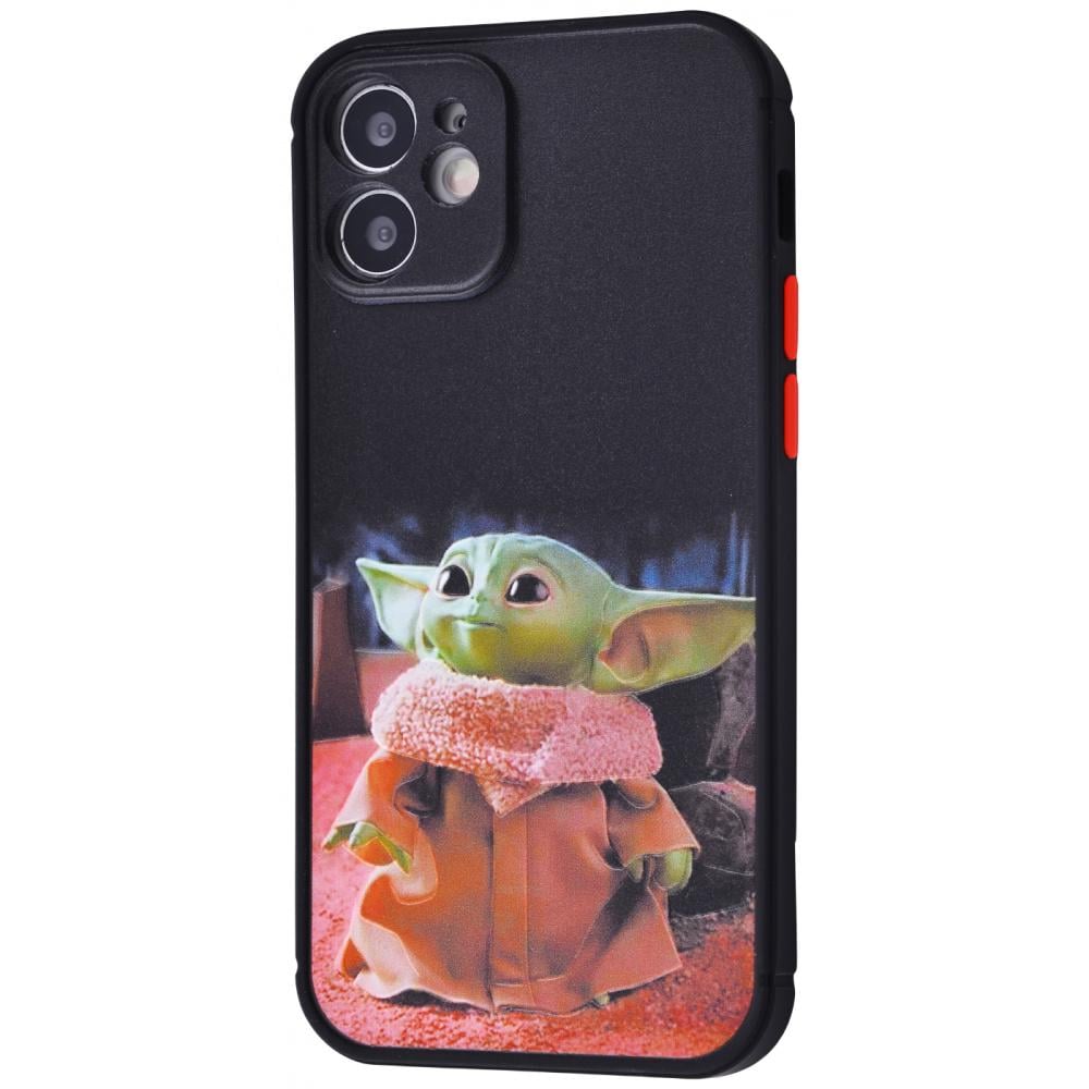 Чехол PRC Game Heroes case PC/TPU для iPhone 12 mini Yoda с рисунком