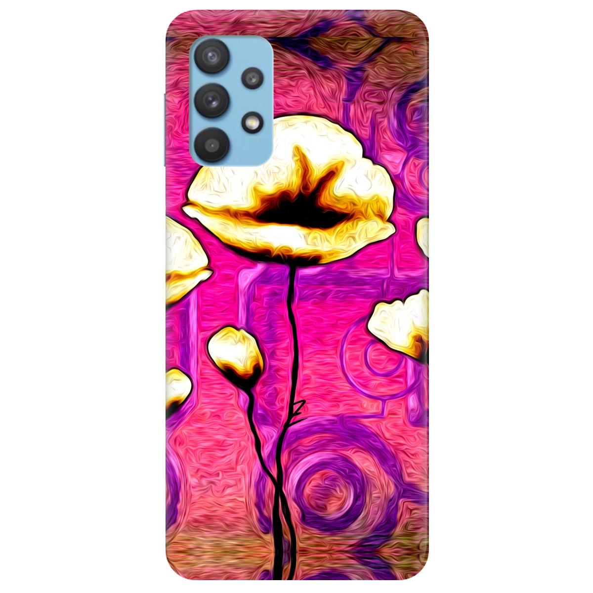 Силиконовый чехол Zorrov для Samsung Galaxy A32 - Flower kiss (15500040023121551)