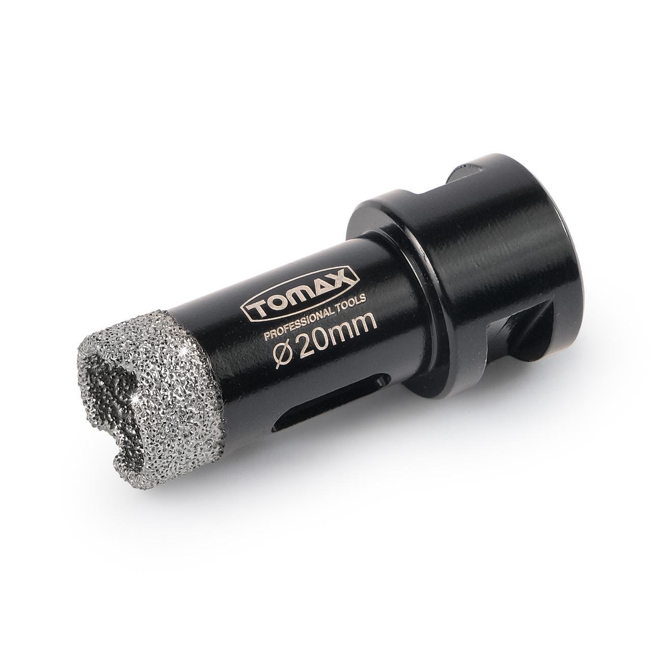 Коронка для плитки/керамогранита TOMAX 20 мм на УШМ/болгарку алмазная (1586311406)