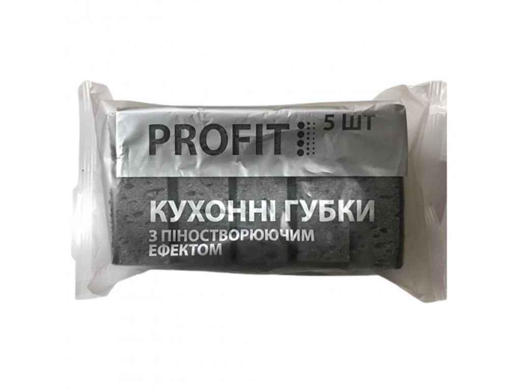 Губки кухонные Profit пористые 5 шт. Черный (989591)