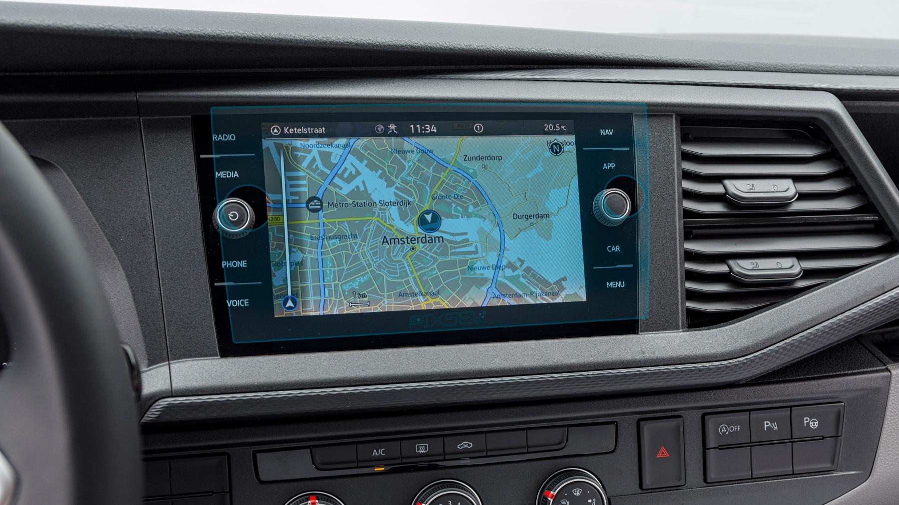 Захисне скло Pixsel гібридне матове на монітор Volkswagen TRANSPORTER 10,8“ 2021