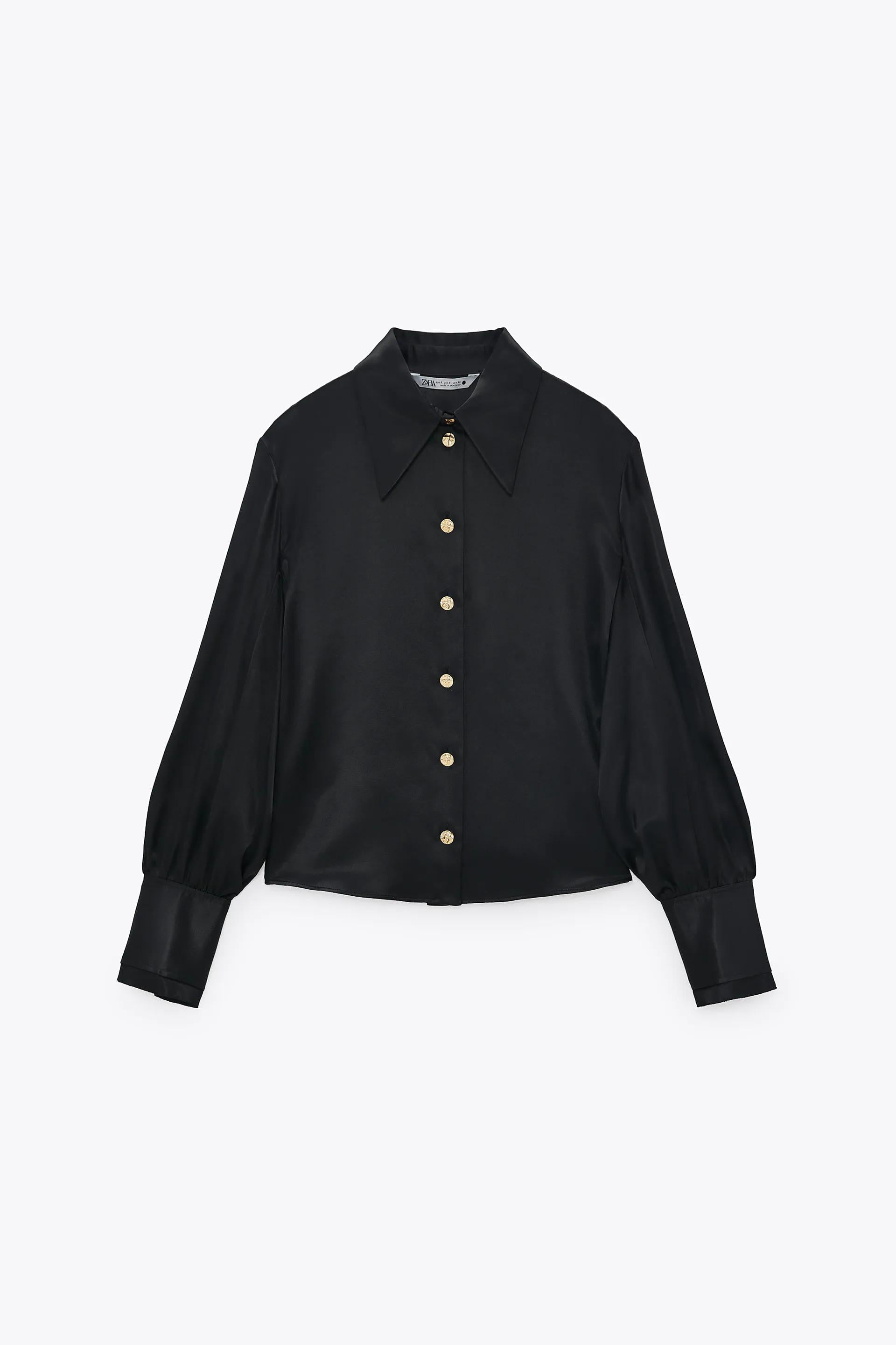 Блуза ZARA M Черный (8714753800)