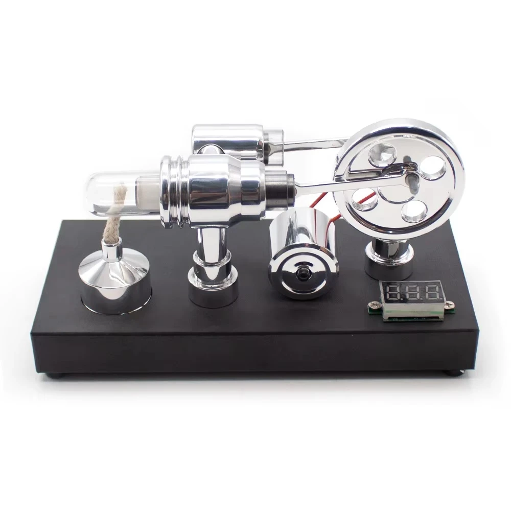 Двигатель Стирлинга Z5G с генератором|вольтметром и USB-выходом (135035)