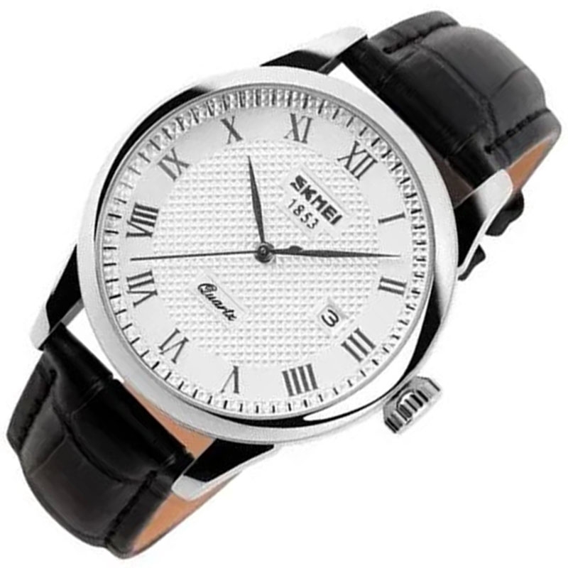Годинник наручний чоловічий Skmei 9058LSIWTBK Silver (tf4784)