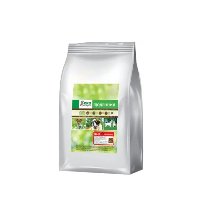 Сухой корм для собак Екко-гранула "Ежедневный" со вкусом говядины 10 кг (2090837422)