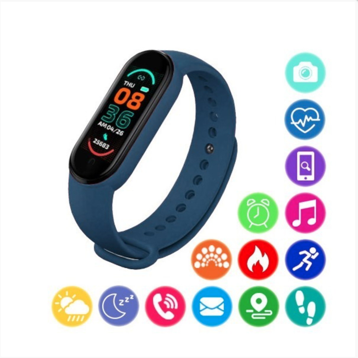 Фитнес-браслет FitPro Smart Band 6 Синий - фото 4