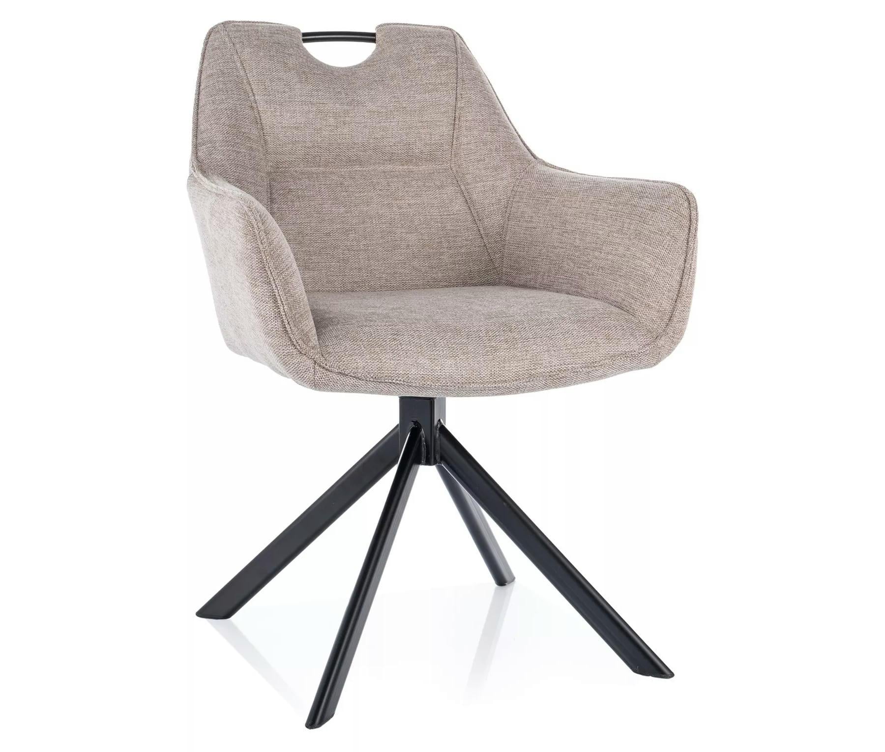 Стул кухонный Signal REMO BREGO Черный/Светло-бежевый (15348162)