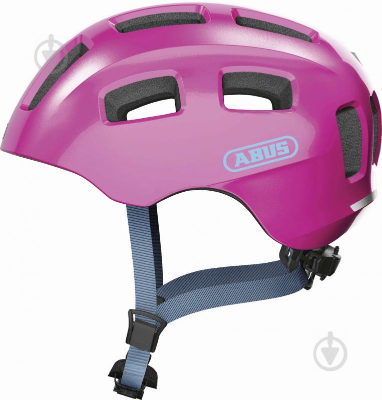 Велосипедний дитячий шолом ABUS YOUN-I 2.0 M 52–57 Sparkling Pink