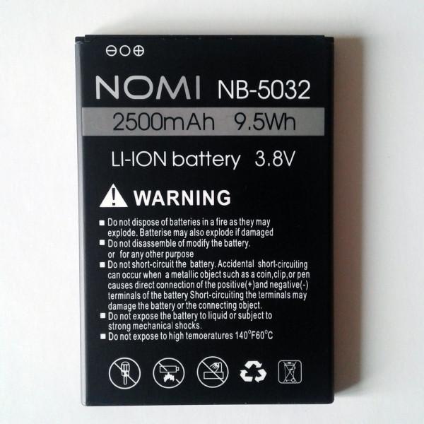 Аккумулятор для Nomi NB-5032 i5032 EVO X2