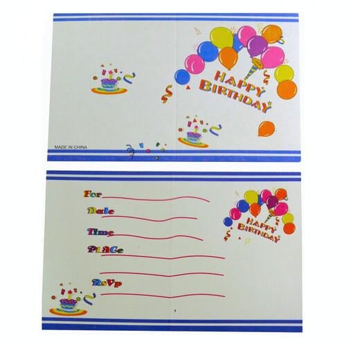 Пригласительная открытка Seta Decor Happy Birthday (11-241WT)