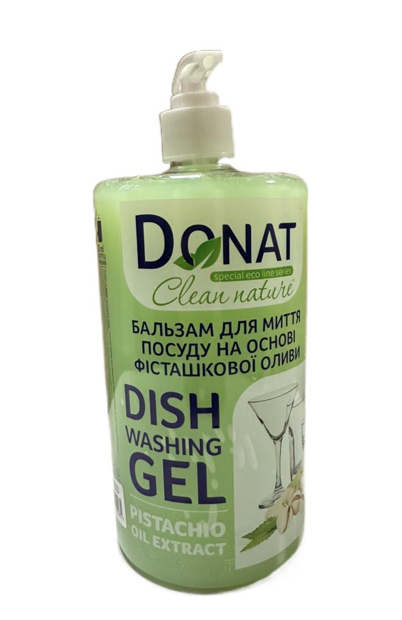 Бальзам для мытья посуды Donat Clean Nature на основе фисташкового масла 1 л (13690813)