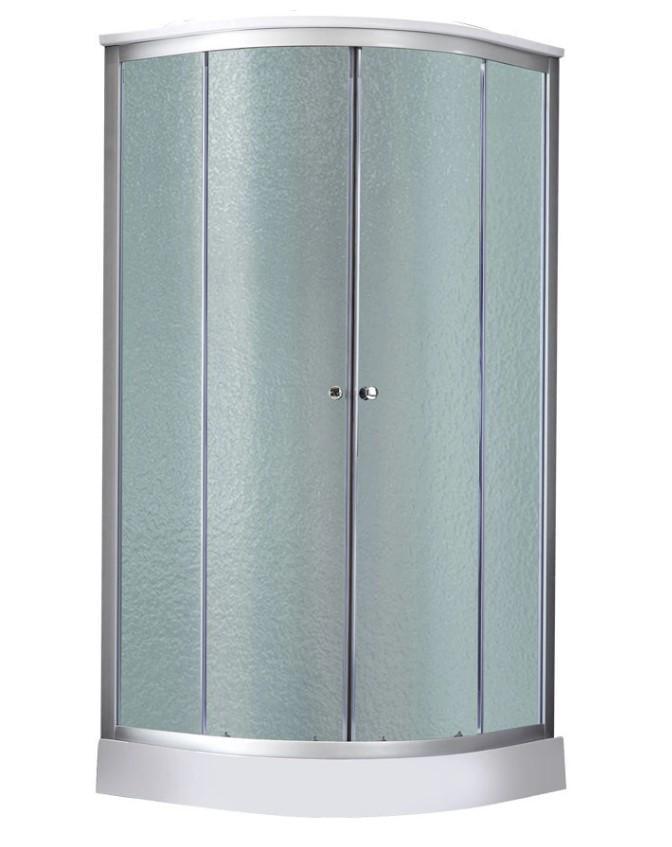 Душевой бокс Lidz Tani SB100x100.SAT.LOW.FR низкое стекло Frost 4 мм и стенки (LTSB100100SATLOWFR)