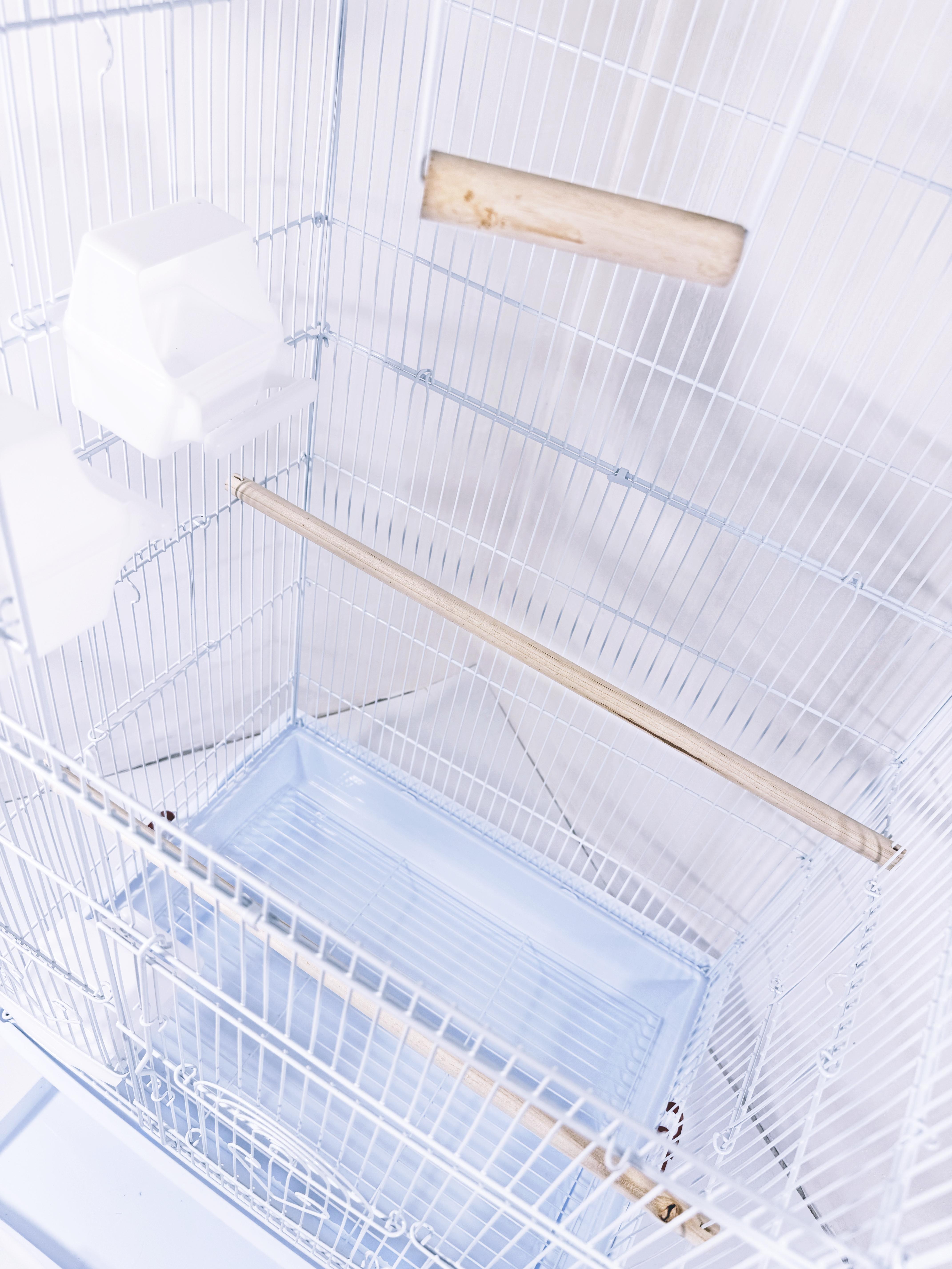 Клетка-вольер для птиц B01 44x33x105 см Белый (28132234) - фото 3