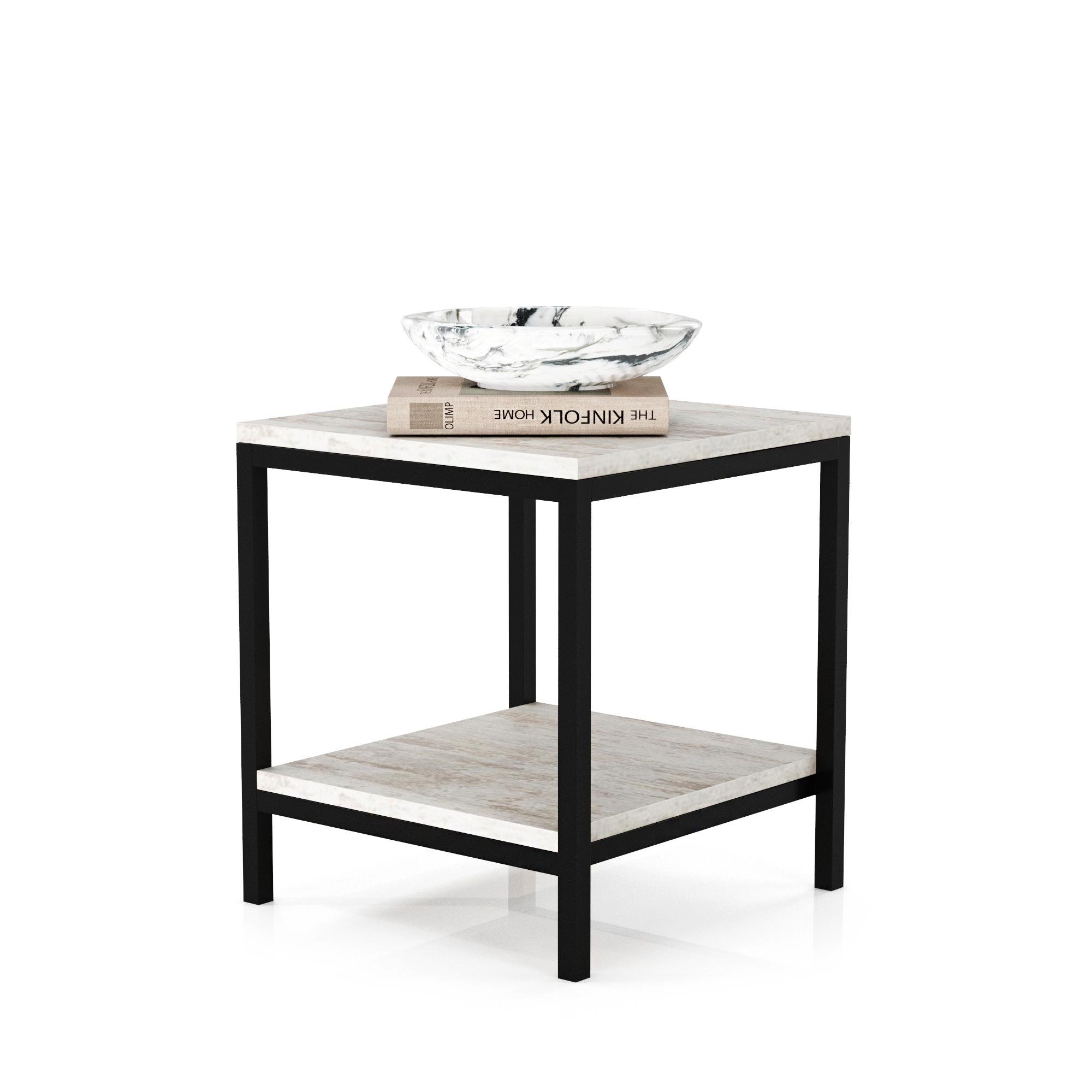 Журнальний стіл Vian-Dizain P-3 Крафт білий/Чорний (29741163) Журнальний стіл Vian-Dizain P-3 Крафт білий/Чорний (29741163)