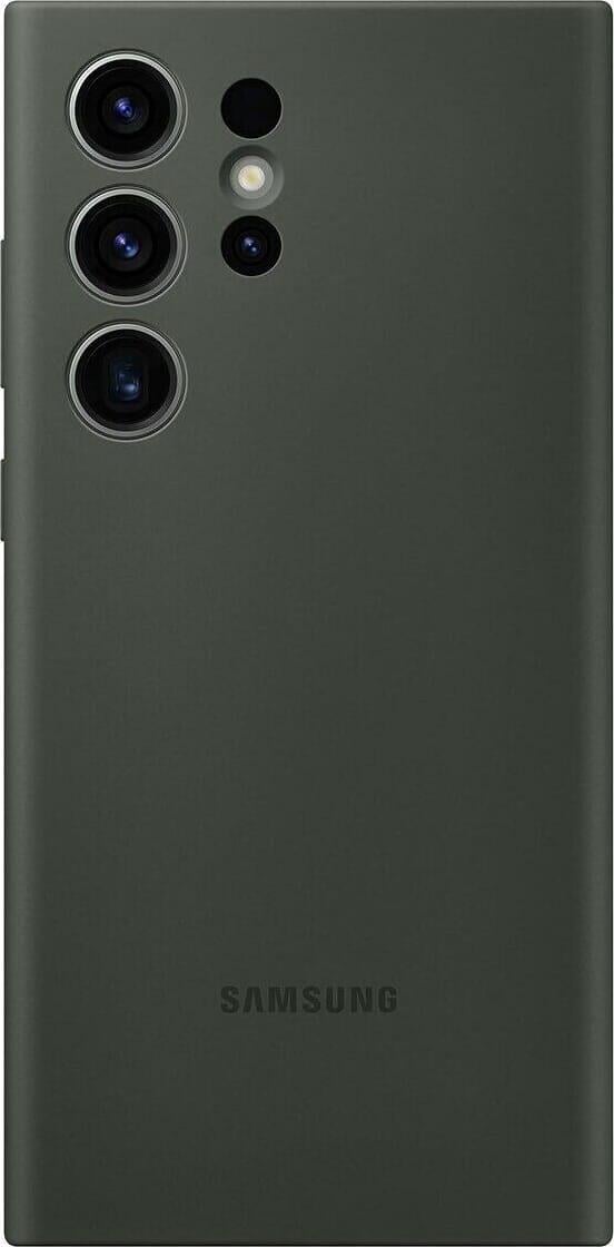 Чехол силиконовый Samsung Silicone Case Samsung Galaxy S23 Ultra S918 EF-PS918TGEGRU Khaki