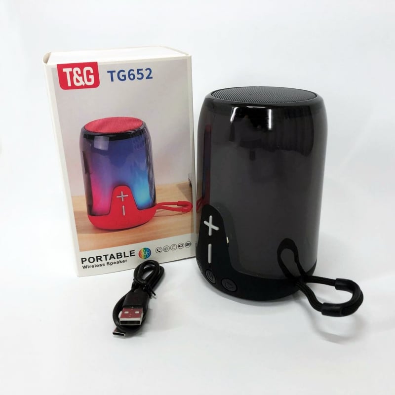 Портативная колонка TG 652 RGB Black (tf4875) - фото 4