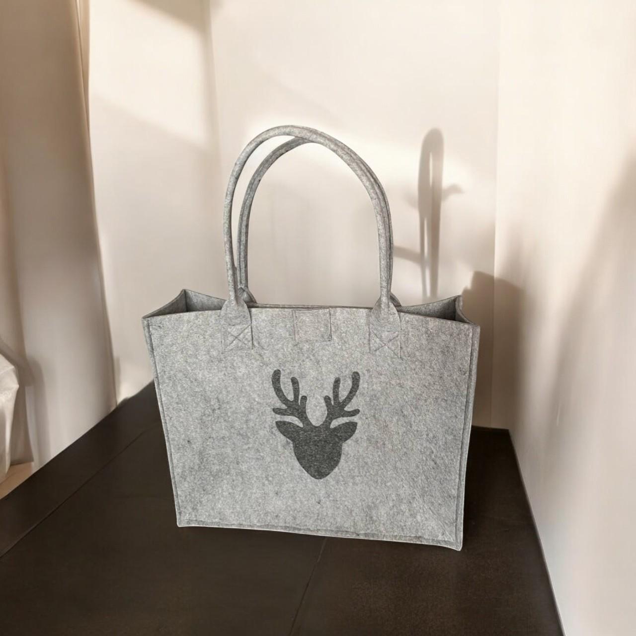 Шоппер из войлока HPI с ручками на кнопке универсальный Светло-серый (22922137) - фото 9 Шоппер из войлока HPI с ручками на кнопке универсальный Светло-серый (22922137) - фото 9