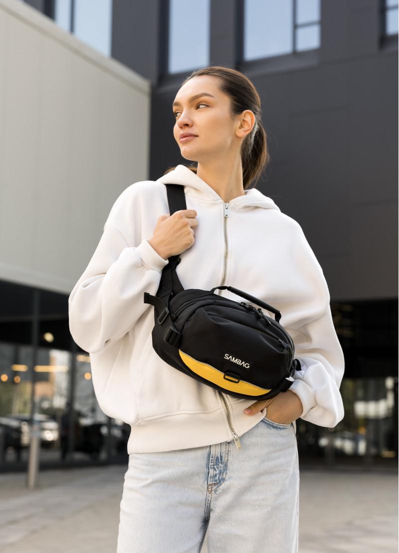 Сумка-бананка женская через плечо Sambag Flex Pro 30×17×15 см (85451128)