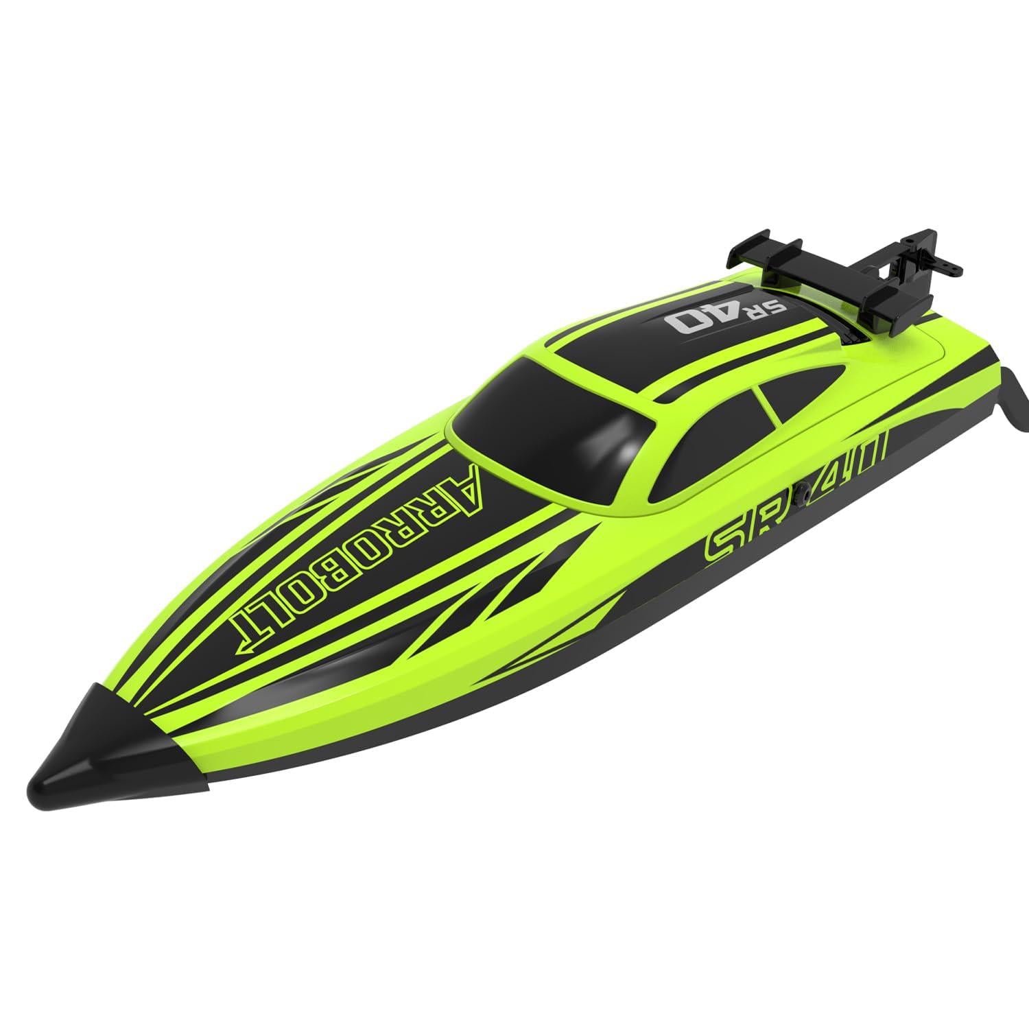 Лодка радиоуправляемая volantex RC Arrobolt SR40 Brushless 50km/h Fast RC Boat 797-5 RTR Зеленый