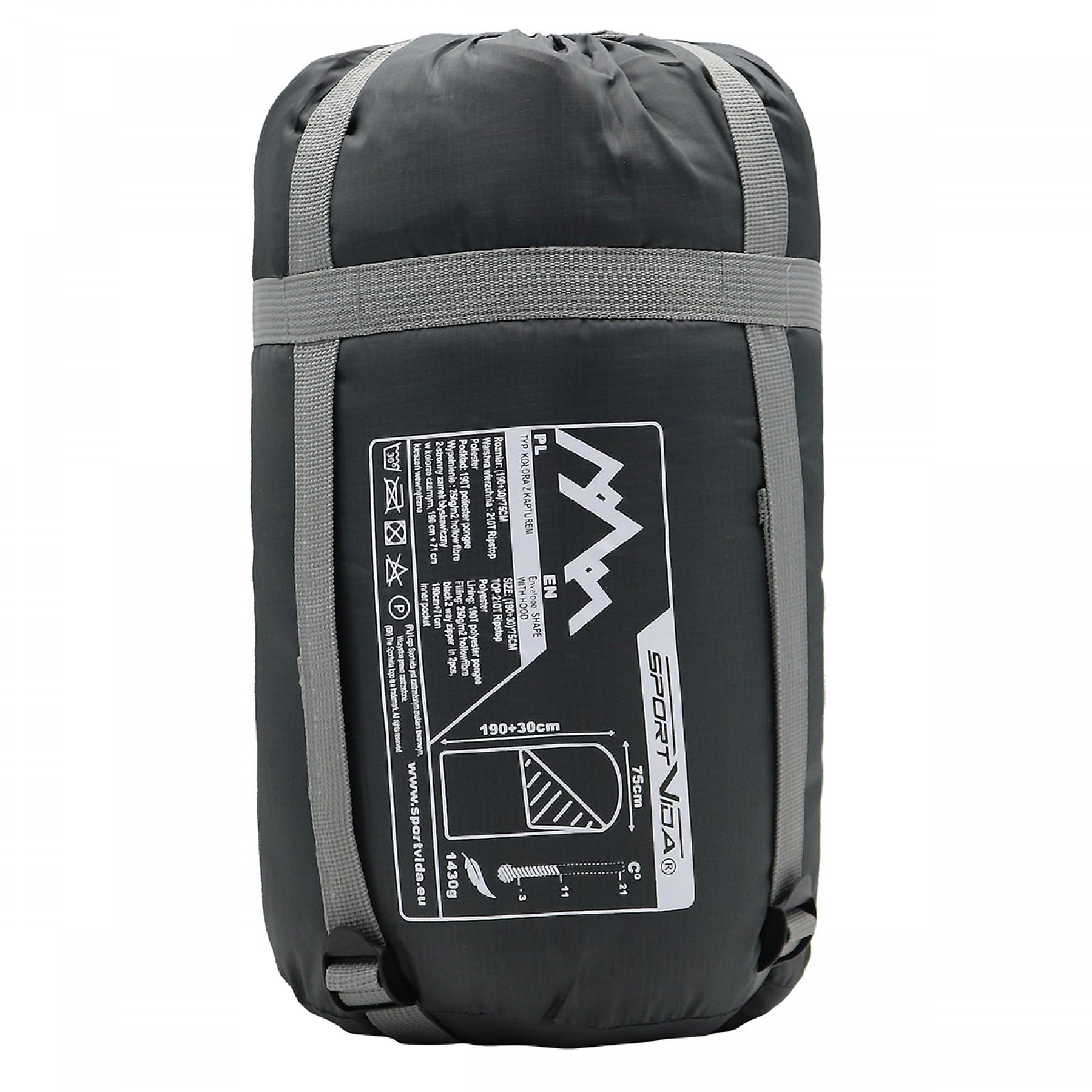 Спальний мішок-ковдра SportVida SV-CC0071 L Blue/Grey - фото 2 Спальний мішок-ковдра SportVida SV-CC0071 L Blue/Grey - фото 2