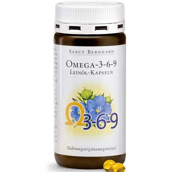 Олія лляна Sanct Bernhard Omega-3-6-9 500 mg 180 капс. (000020548)