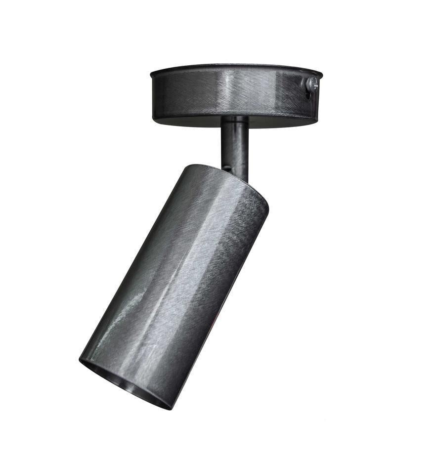 Светильник спот лофт MSK ELECTRIC Tube NL 1105-1 с поворотным механизмом Silver